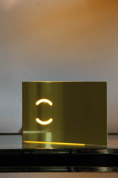 Pair of yellow Armilla Table Lamp by Vico Magistretti for Artemide