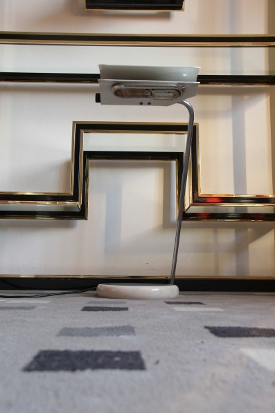 Tegola table lamp by Bruno Gecchelin for Skipper