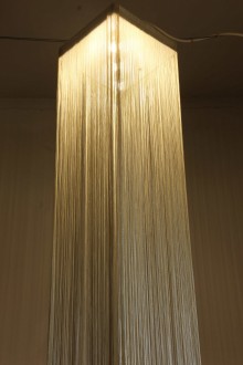 Square Garbo Q Ceiling Lamp by Mariyo Yagi for Sirrah, 1973 2