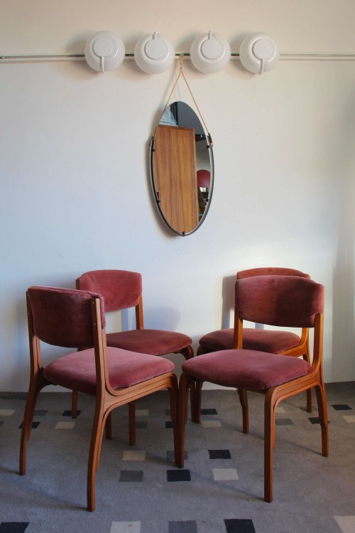 Set di 4 sedie design Gianfranco...