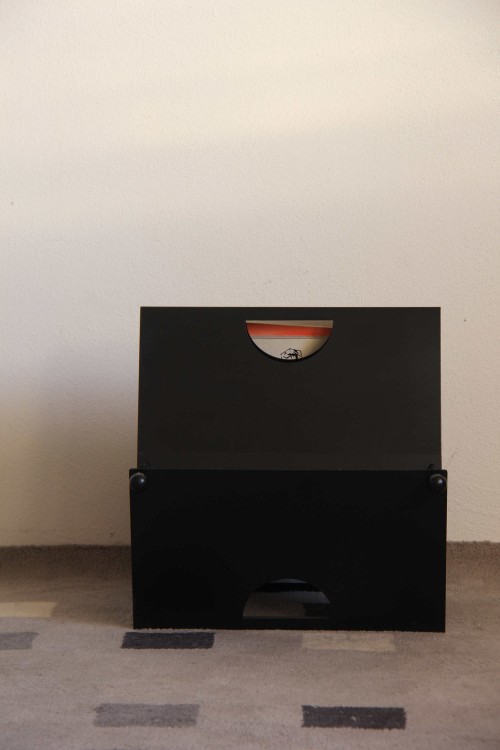 Post-modern magazine rack from the...