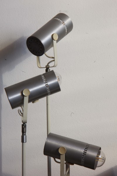 Lampada da terra a tre faretti sullo stile di Sarfatti