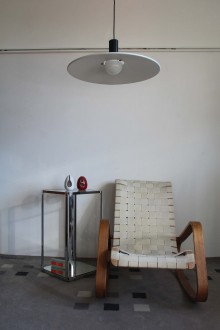 Rocking chair designed by Luigi Crassevig in steam-bent... 2