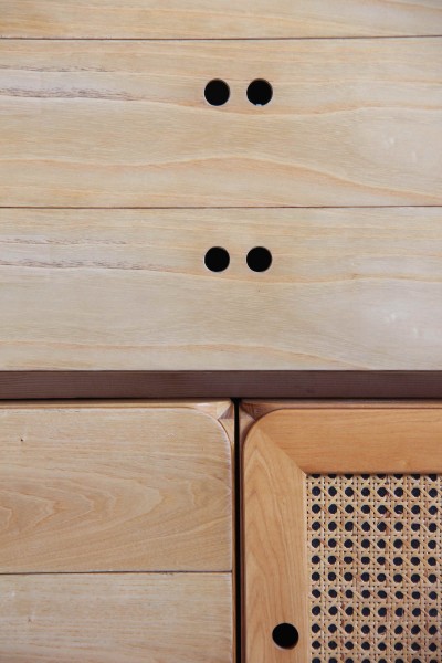 Set of 5 modular wooden cubes design Derk Jan De Vries, for Maisa Belgio