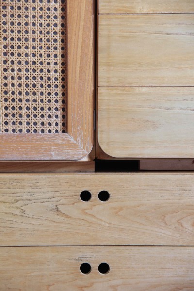 Set of 5 modular wooden cubes design Derk Jan De Vries, for Maisa Belgio