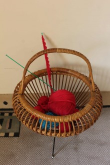 Portaoggetti in bambù produzione italiana anni '50 - '60 2
