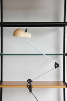 Topo table lamp with clamp design Joe Colombo for Stilnovo. 2