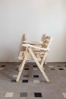 Set of two folding armchairs made by F.lli Reguitti,... 2