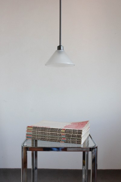 Lampada da soffitto Nuova Segno 5 design Gregotti Associati, per Fontana Arte