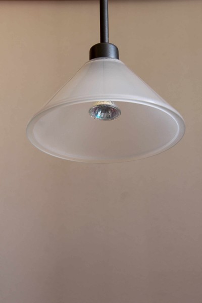 Lampada da soffitto Nuova Segno 5 design Gregotti Associati, per Fontana Arte
