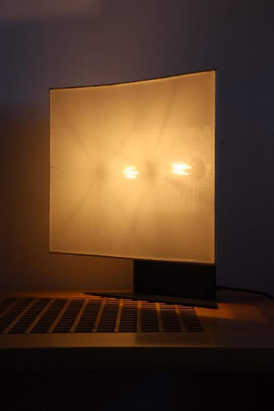 Accademia model table lamp, design Cini Boeri for Artemide, large model.