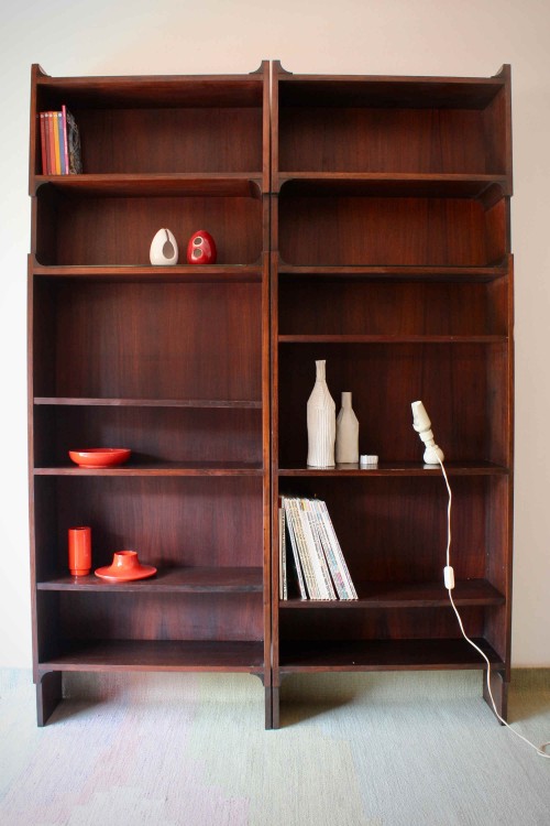 Mariano bookcase design by Achille and Pier Giacomo Castiglioni for Gavina, designed in the 1960s