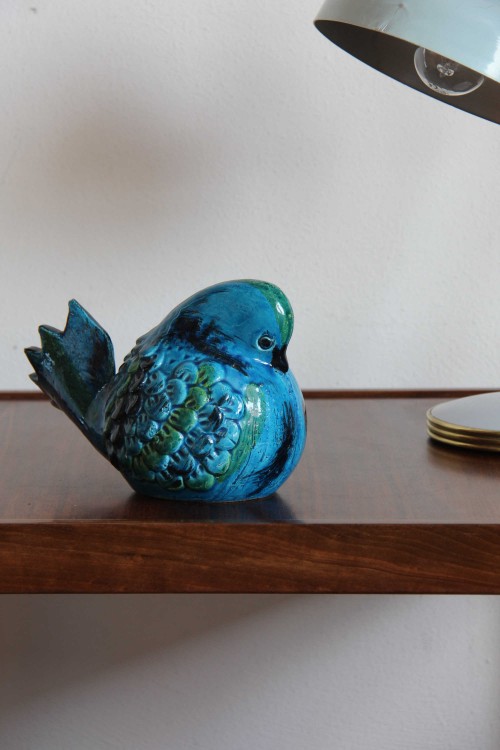 Ceramic dove in the style of Aldo Londi, '70