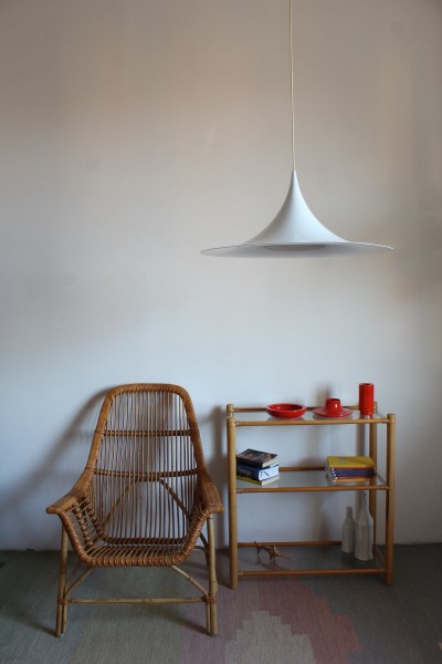Bamboo etagere produced by Gervasoni
