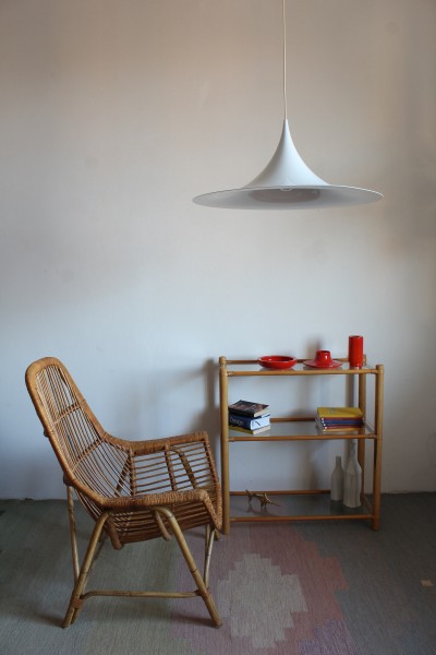 Bamboo etagere produced by Gervasoni