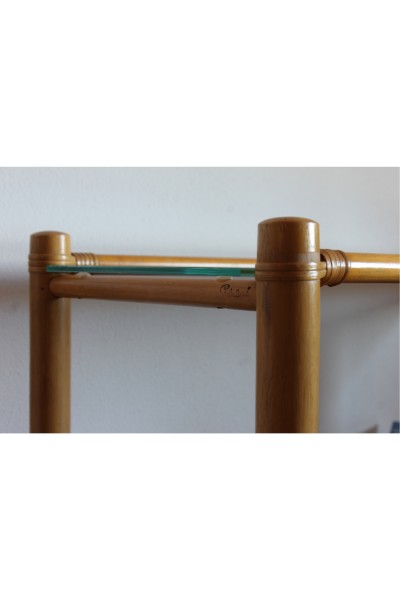 Bamboo etagere produced by Gervasoni