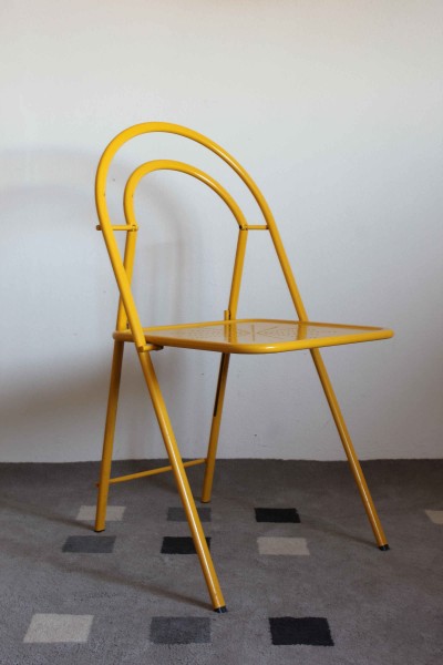 Set di 4 sedie pieghevoli modello Etoile, design Anna Anselmi produzione Bieffeplast