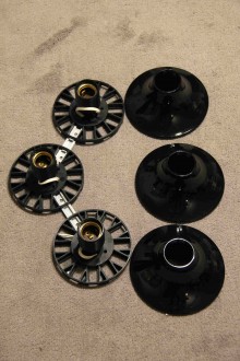 Set of 3 wall or ceiling lamps model Teti design Vico... 2