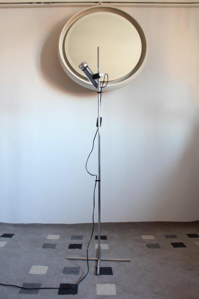 Lampada da terra produzione Targetti periodo probabilmente fine anni '70 inizio anni '80.