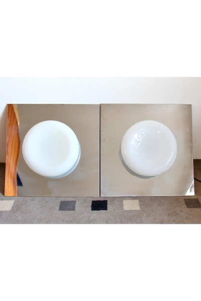 Set of 2 Mira wall or ceiling lamp design Salvatore Gregorietti for Sirrah