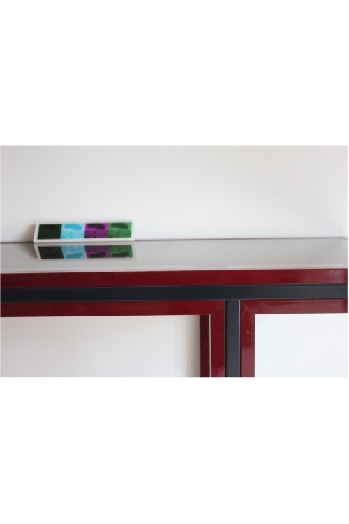 Console in the style of Romeo Rega in...