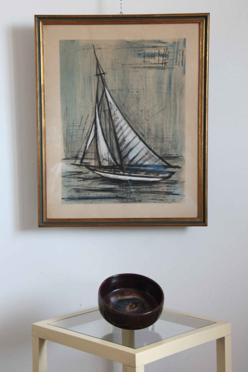 Antonio Baldi ceramic bowl, Faenza,...