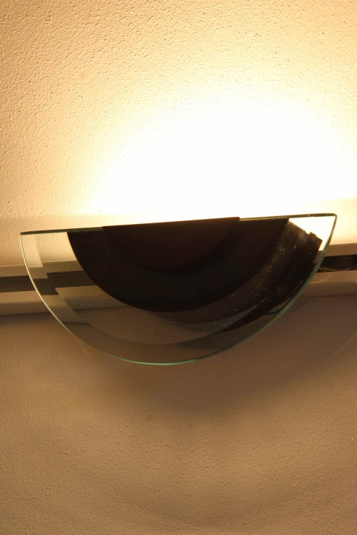 Pair of LAM wall sconces with cut...
