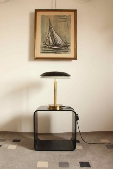 Table lamp model 2280 Bis Tris, Fontana Arte historical... 2
