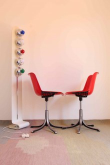 Pair of Modus model swivel chairs for Tecno Borsani from... 2