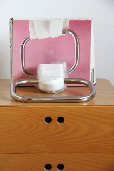 Set accessori bagno design Makio Hasuike per Gedy anni '70