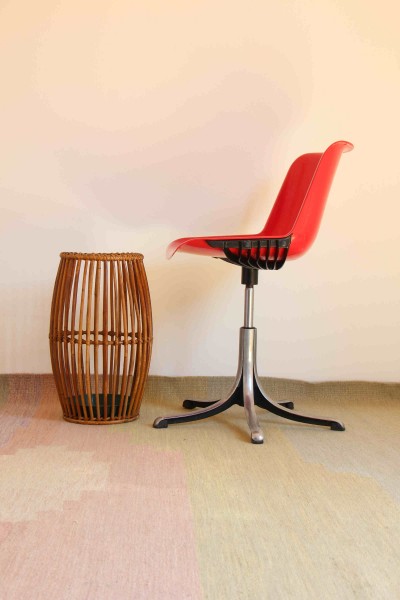 Bamboo and junction umbrella stand on the style of Bonacina