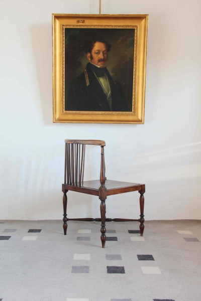 Portrait of a Noble painter of the 19th century, oil on canvas