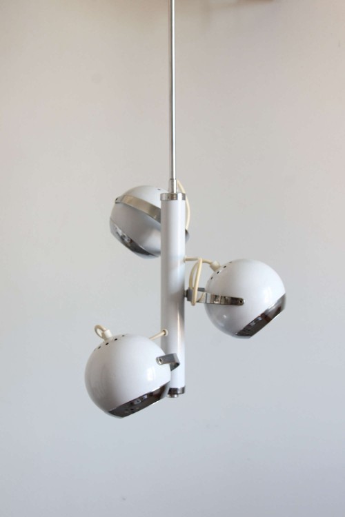 Three adjustable light space age...