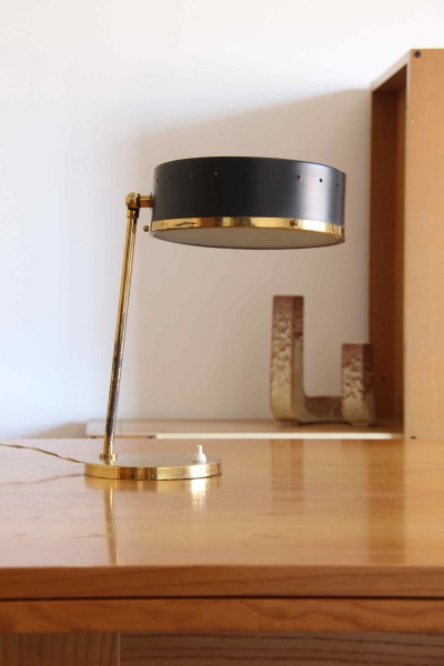 Lampada da tavolo anni '50 attribuibile a Stilnovo