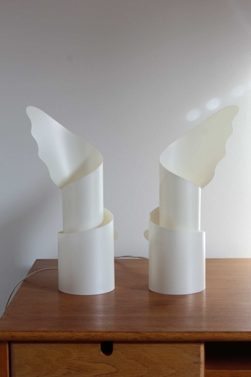 Pair of Wings lamps designed by...