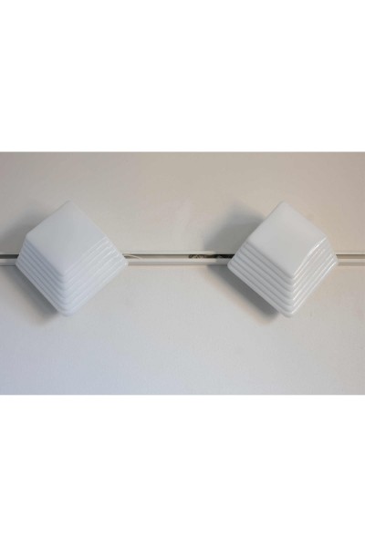 Pair of Talu 27 wall lamps produced by Leucos,  designed by Renato Toso and Roberto Pamio