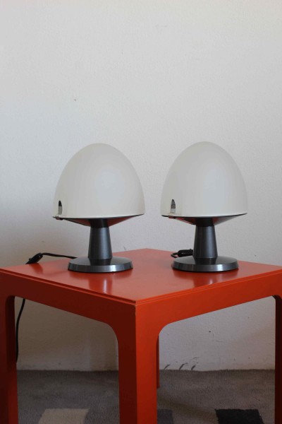 Pair of Dolly model table lamps, production and design Valenti Milano