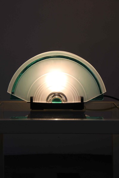 Murano glass table lamp produced by De Majo in the 90s