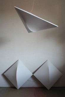 Saori Q2 wall or ceiling lamp Guzzini edition design... 2