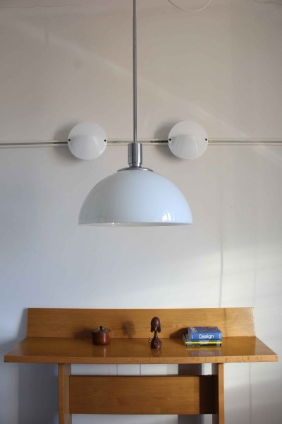 Ceiling lamp with telescopic arm Am/AS design Franco Albini, Franca Helg, Antonio Piva for Sirrah.