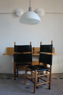 Coppia di sedie Kentucky design Carlo Scarpa per Bernini