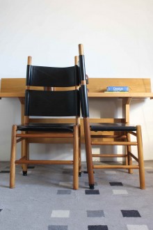 Coppia di sedie Kentucky design Carlo Scarpa per Bernini 2