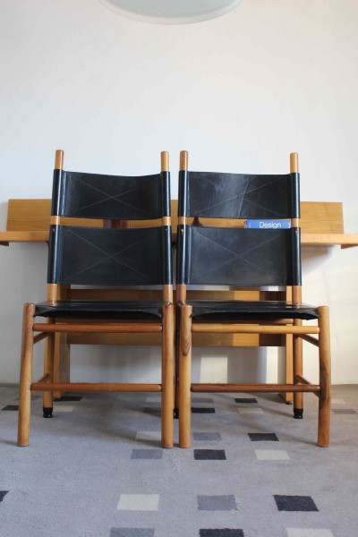 Coppia di sedie Kentucky design Carlo Scarpa per Bernini