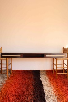 Suspended console designed by Dino Cavalli for Tredici 2