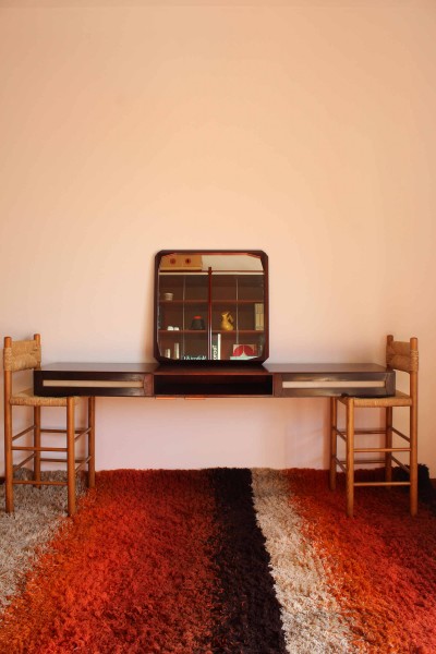 Suspended console designed by Dino Cavalli for Tredici