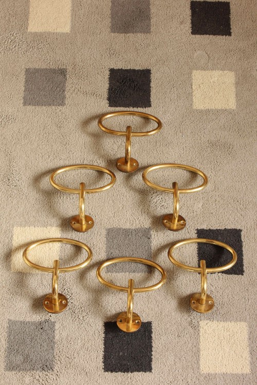 Set di 6  appendiabiti Clito design...