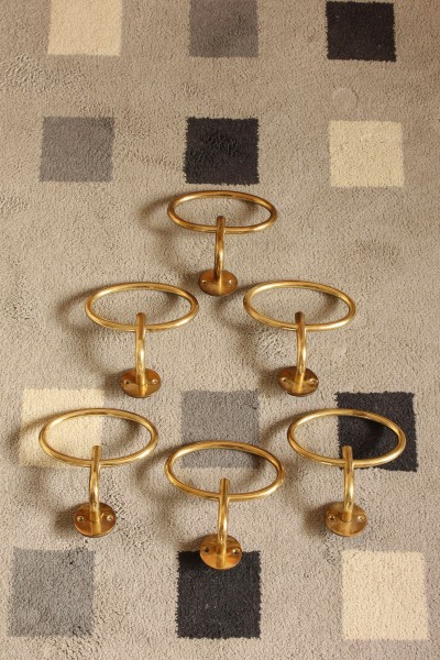 Set di 6  appendiabiti Clito design Sergio Mazza per Artemide