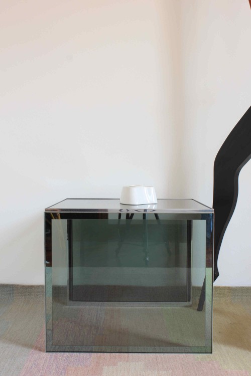 Small service table in metal and...