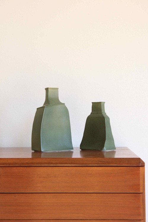 Pair of vases Lithos series designed...