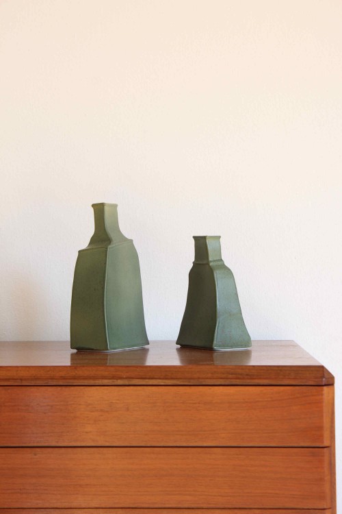 Pair of vases Lithos series designed...